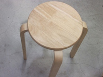 Ghế gỗ phòng xông hơi, mặt gỗ, chân gỗ